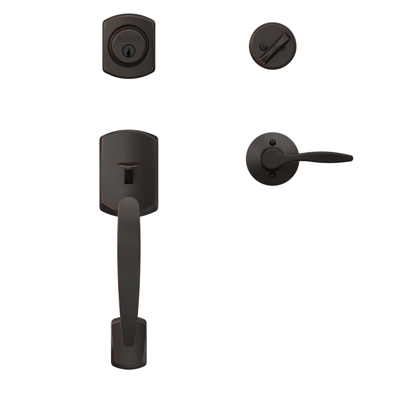 Single Cylinder Handleset and Delfayo Lever