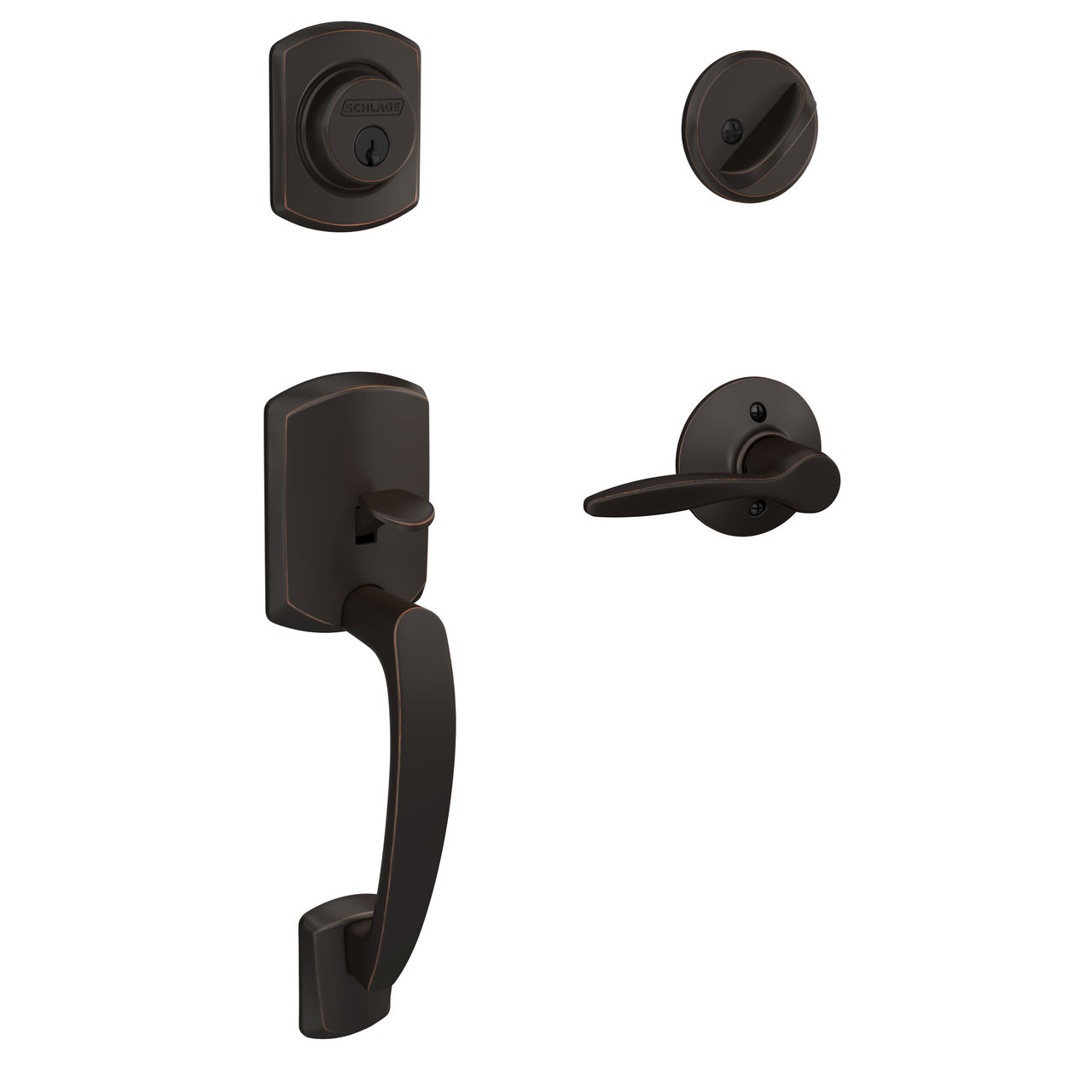 Single Cylinder Handleset and Delfayo Lever