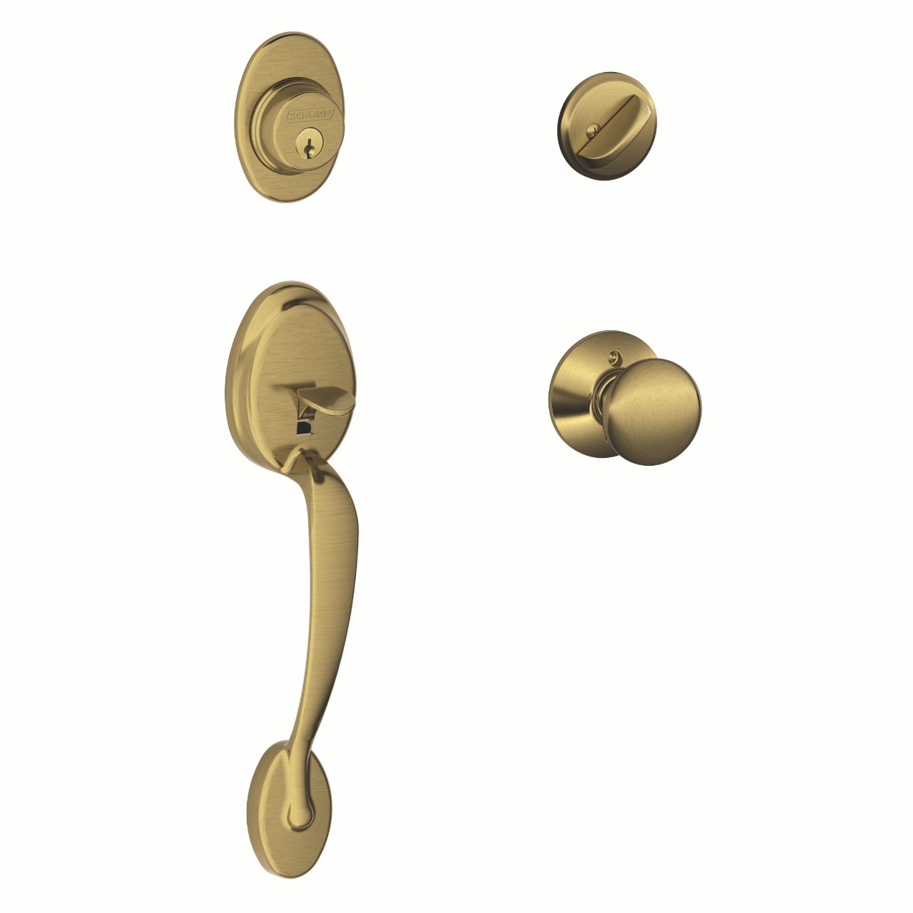 Single Cylinder Handleset and Knob