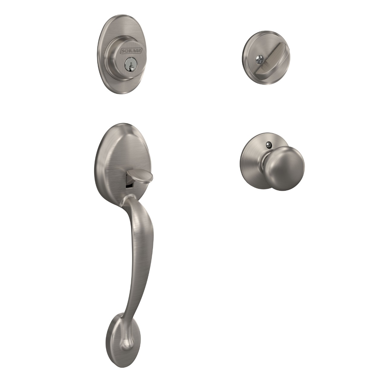 Single Cylinder Handleset and Knob