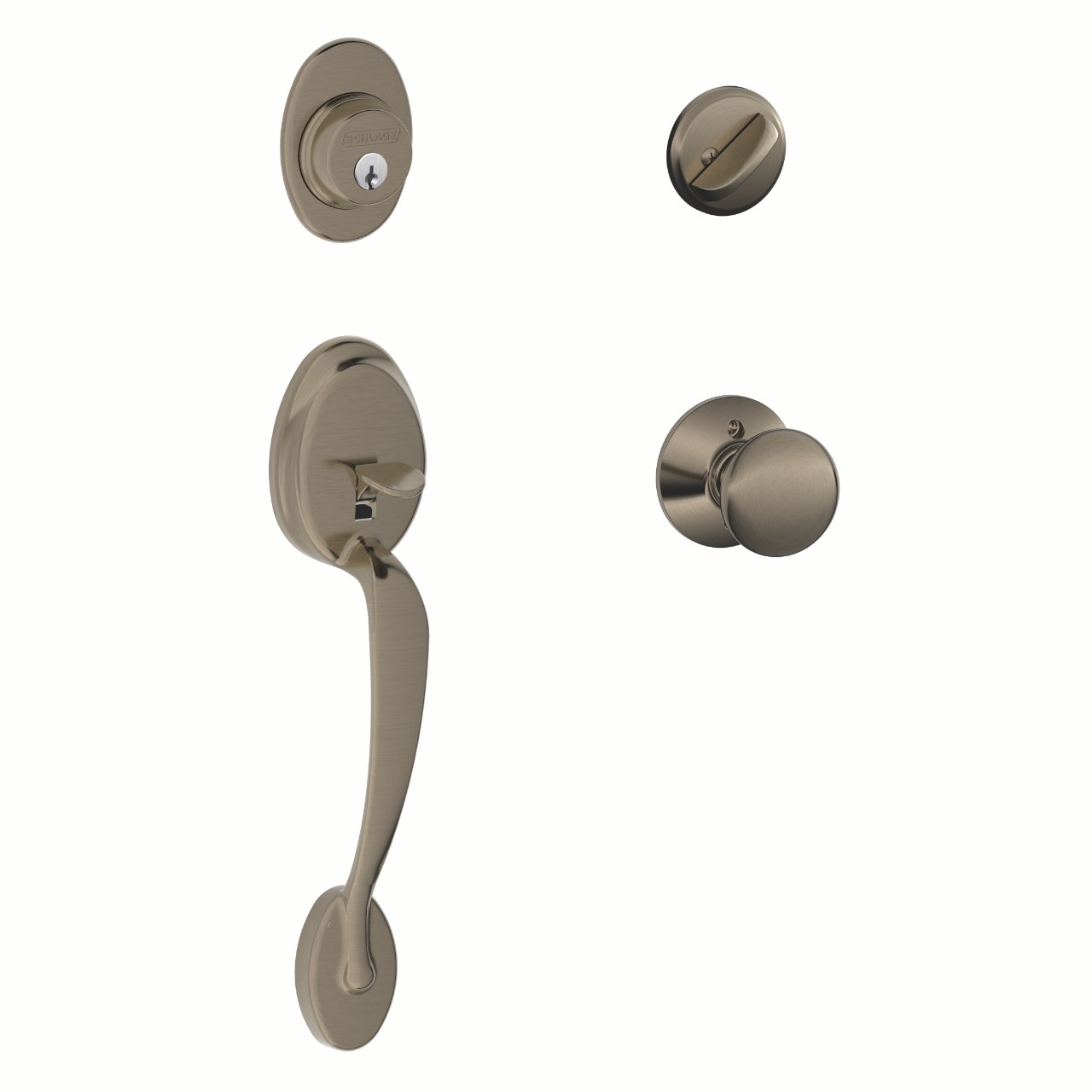 Single Cylinder Handleset and Knob