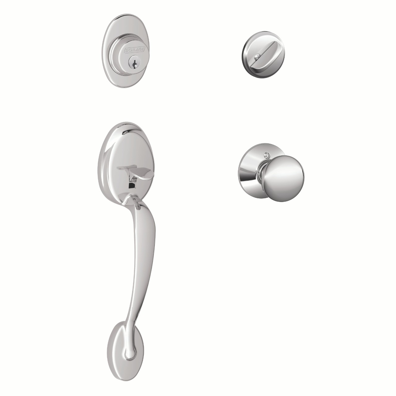 Single Cylinder Handleset and Knob