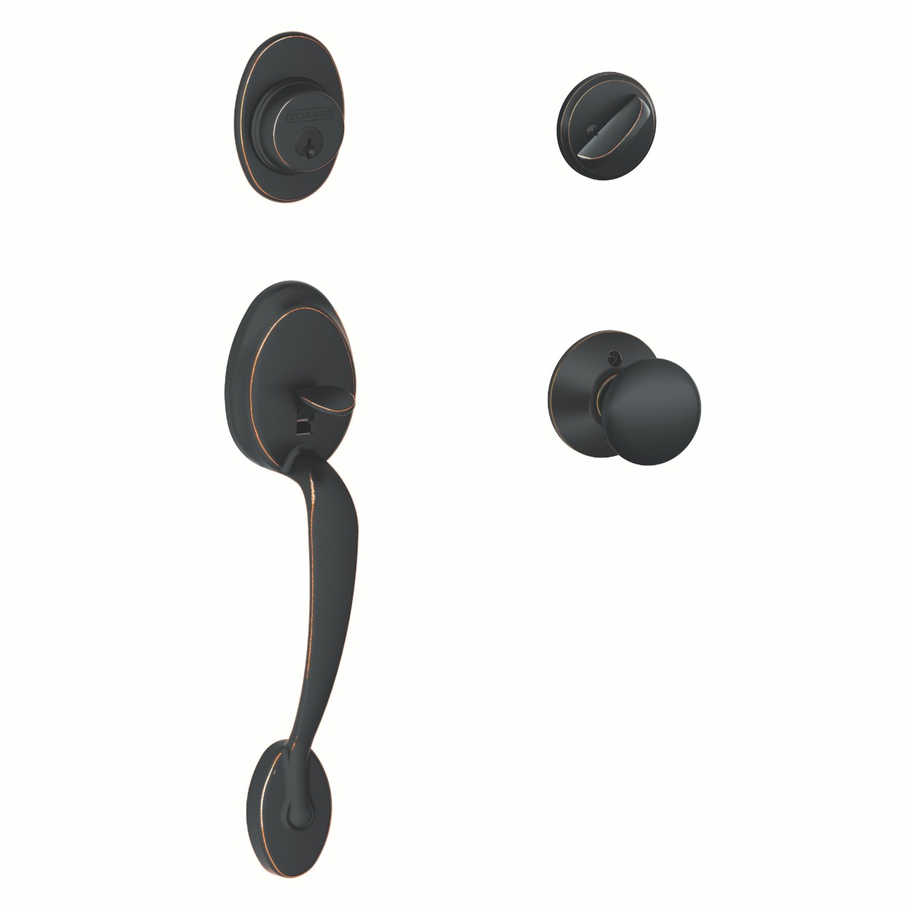 Single Cylinder Handleset and Knob
