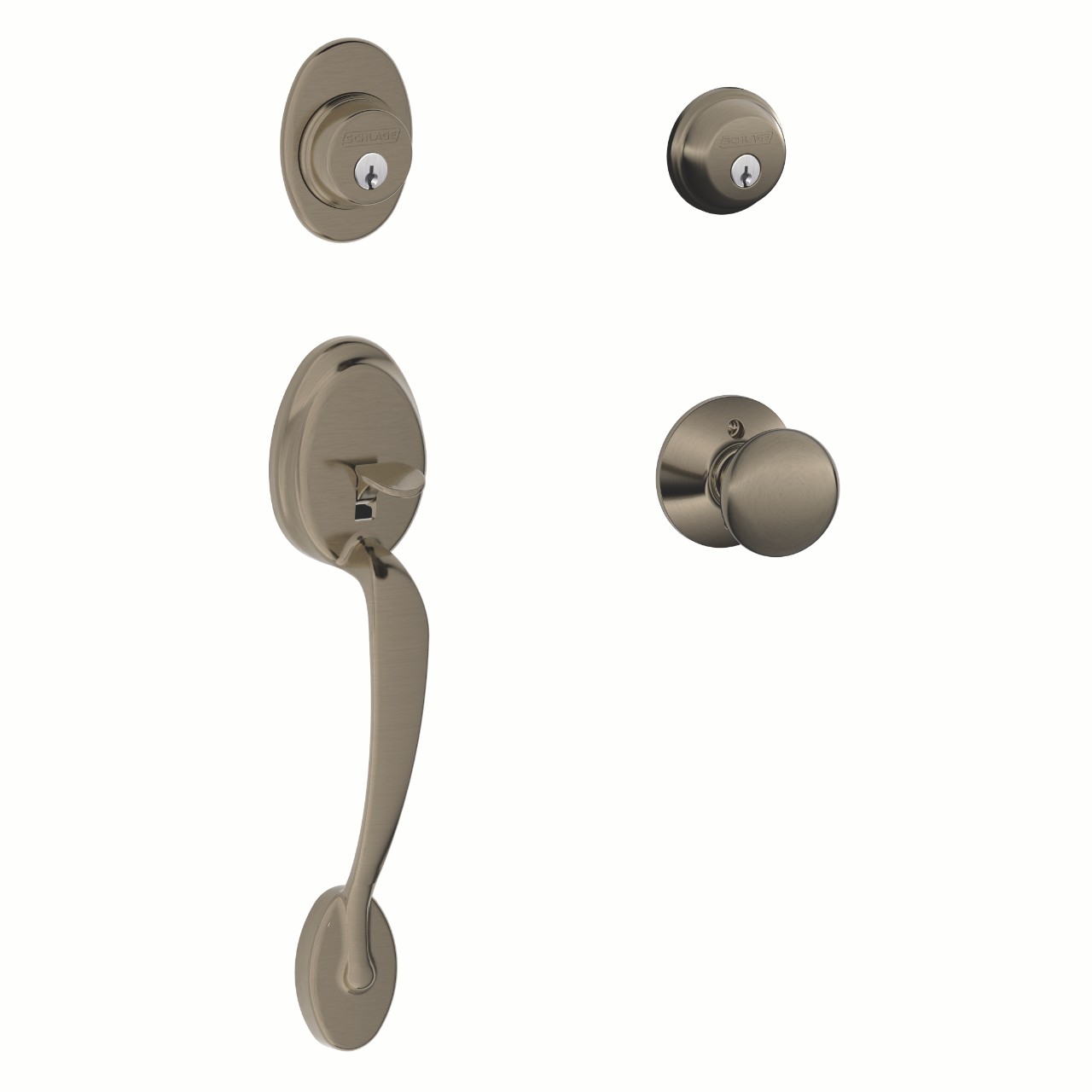 Double Cylinder Handleset and Knob