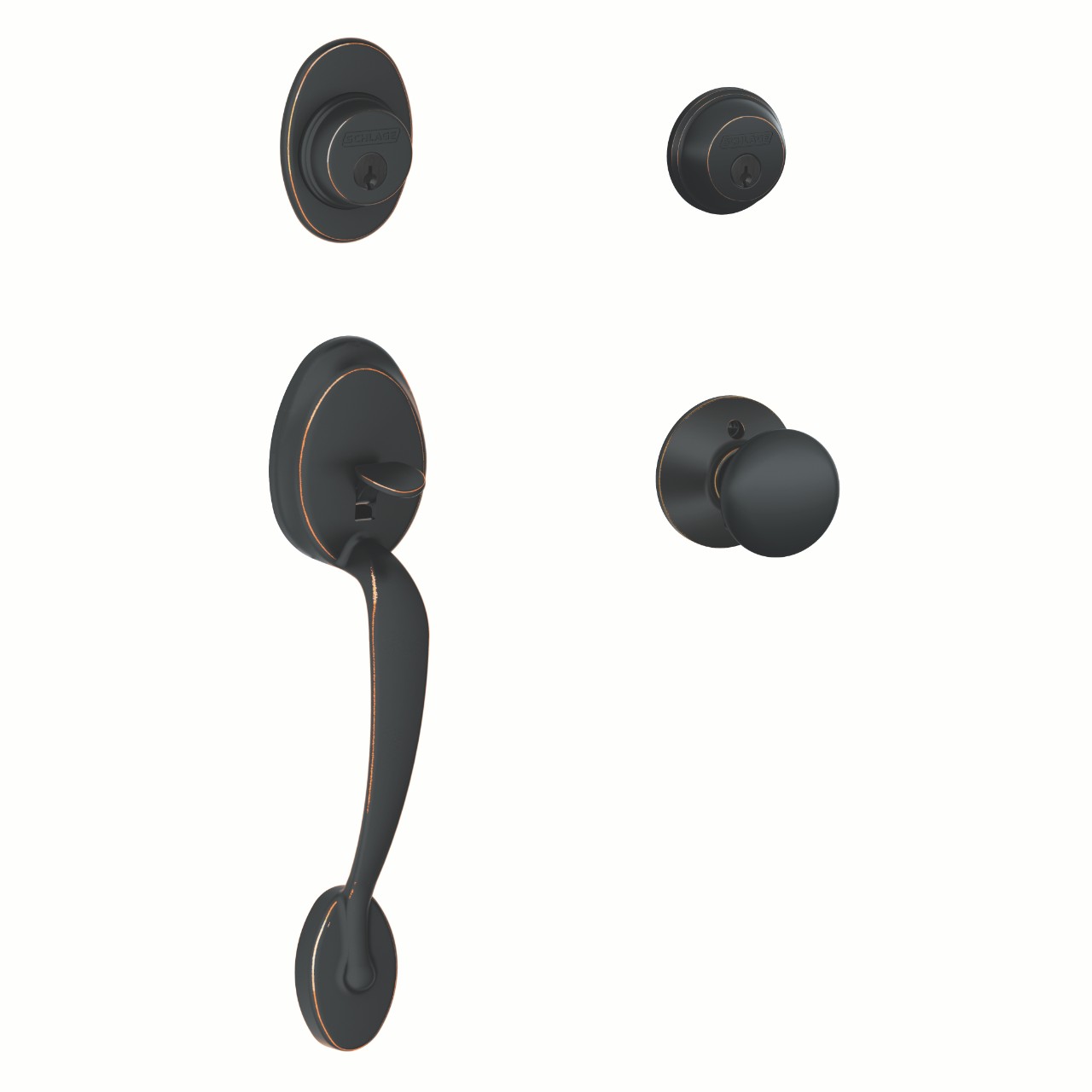 Double Cylinder Handleset and Knob