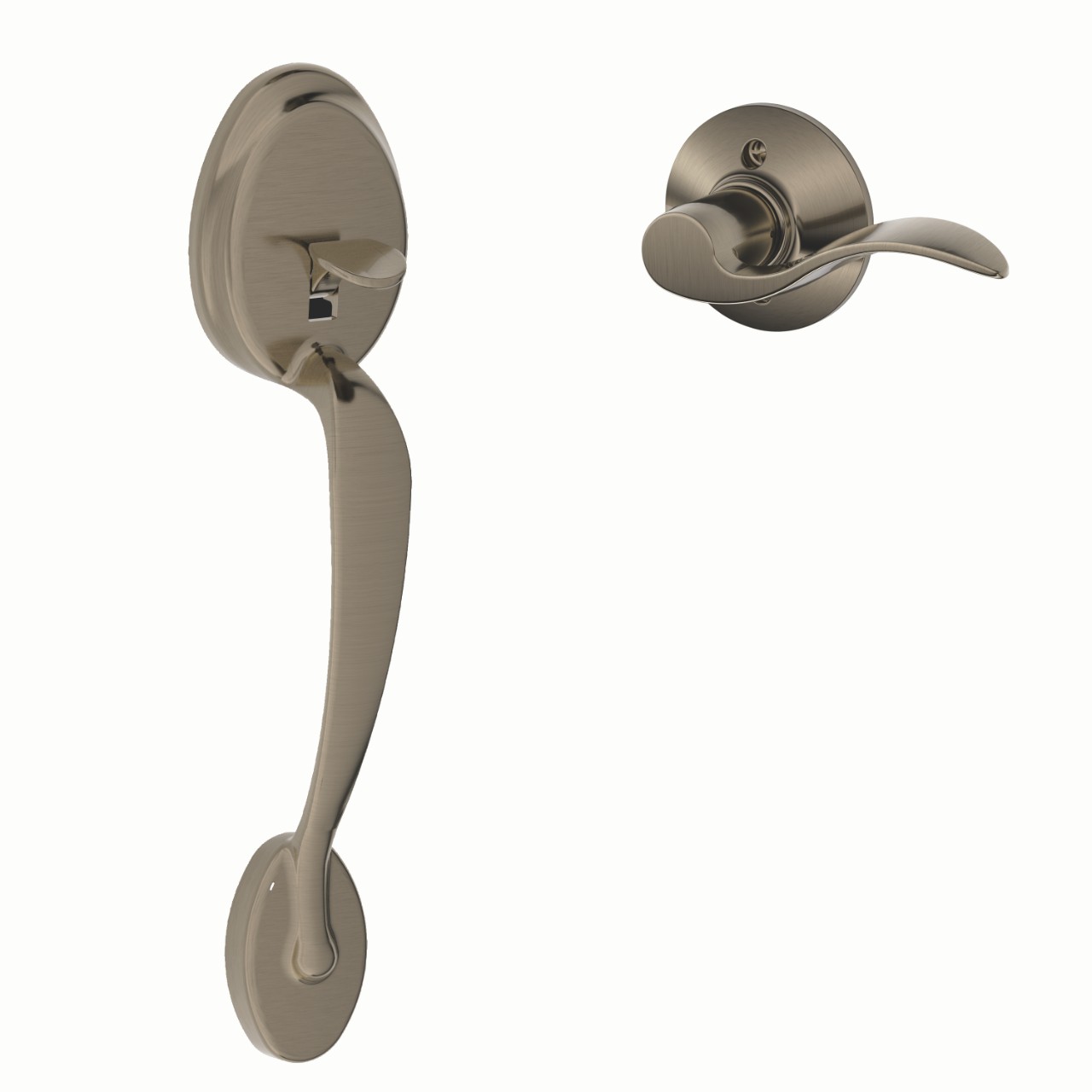 Front Entry Handle and Accent Lever