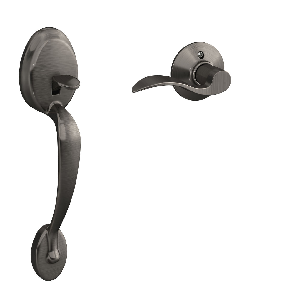 Front Entry Handle and Accent Lever