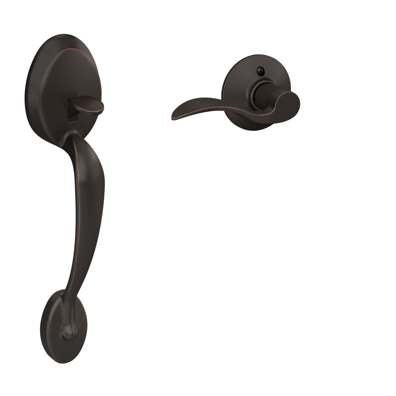 Front Entry Handle and Accent Lever