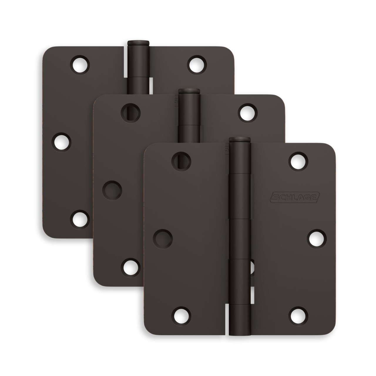 3.5" Round Hinge 1/4" Radius