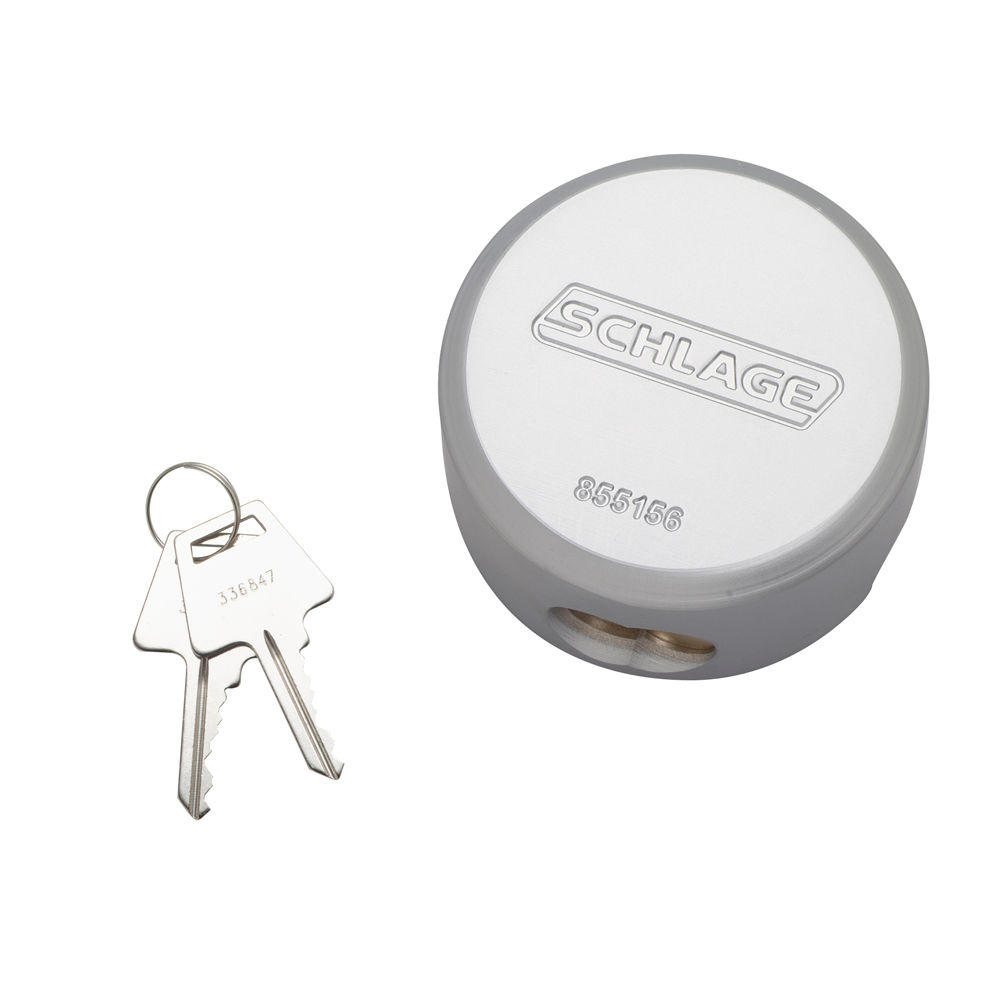 Shackle-less Steel Round Padlock