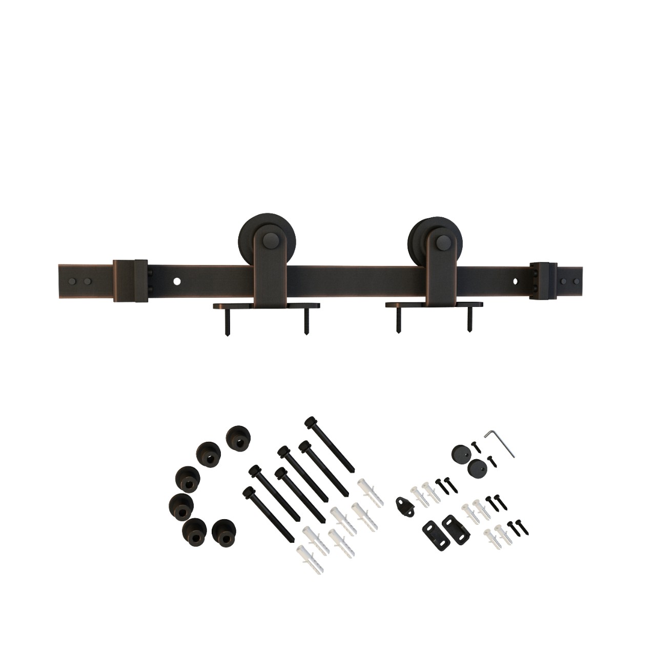 Sliding Barn Door Hardware - 8' Top Mount