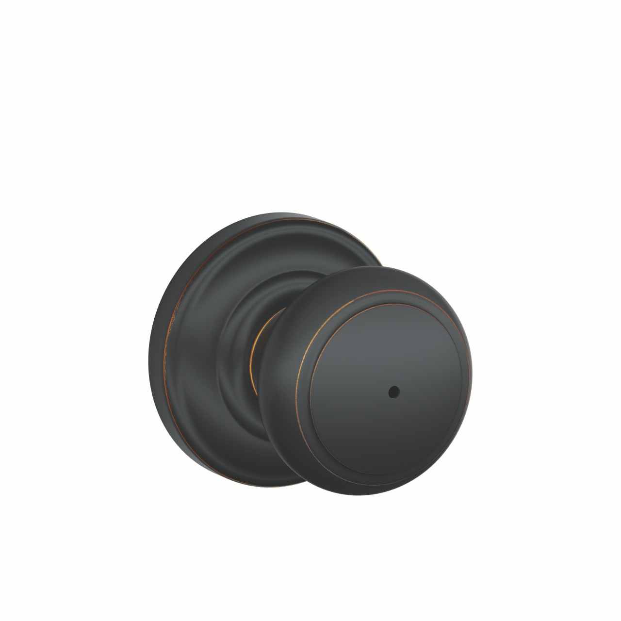 Andover Knob Bed & Bath Lock