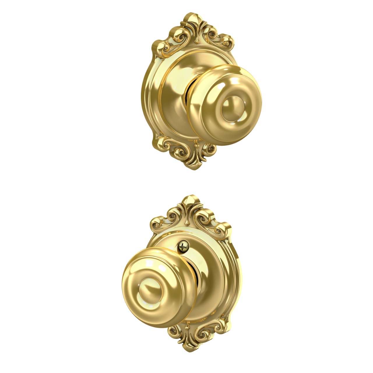Georgian Knob Hall & Closet Lock