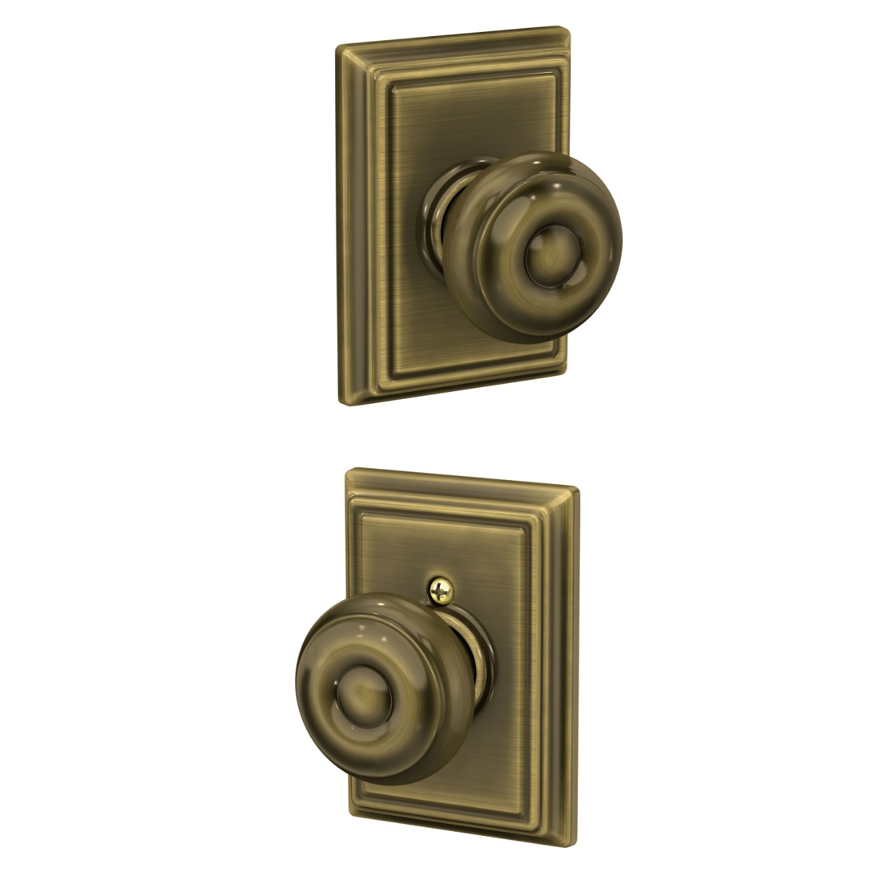 Georgian Knob Hall & Closet Lock