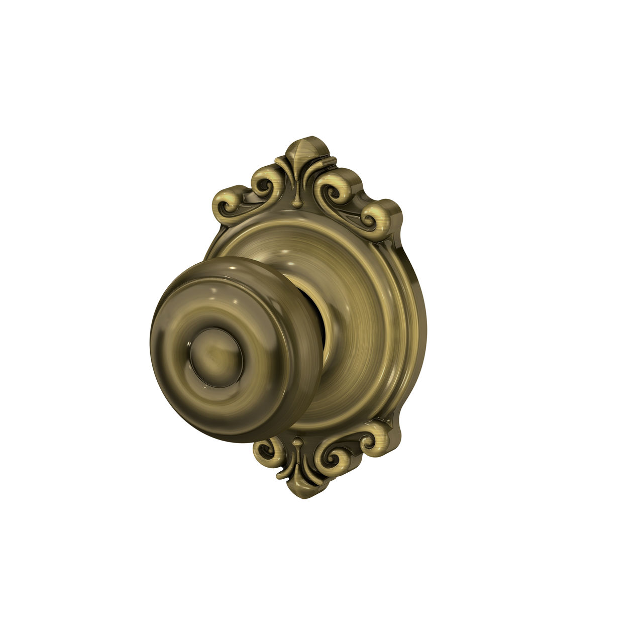 Georgian Knob Hall & Closet Lock