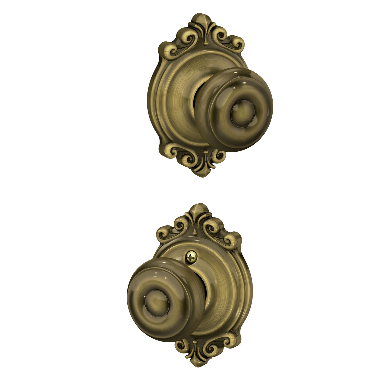 Georgian Knob Hall & Closet Lock