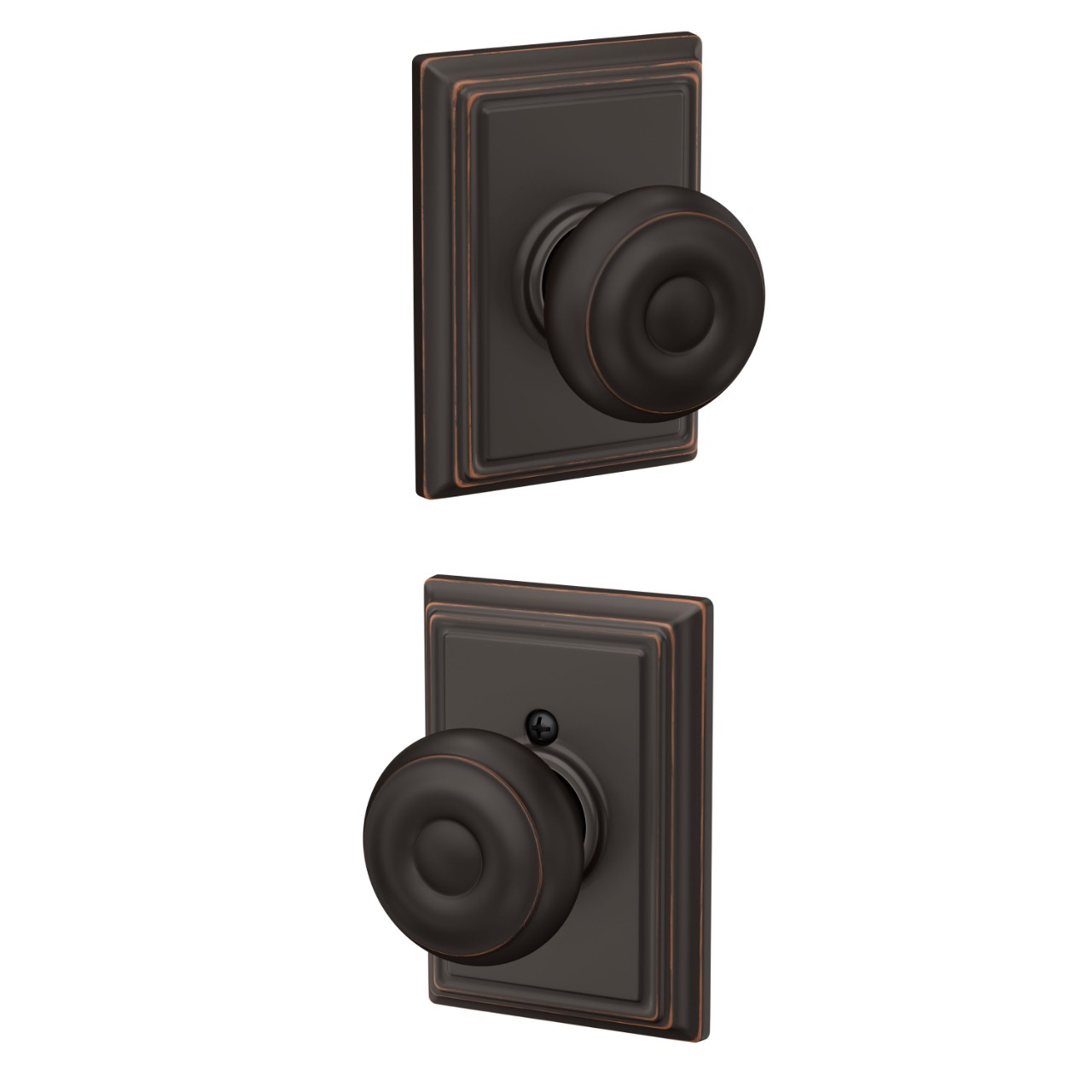 Georgian Knob Hall & Closet Lock