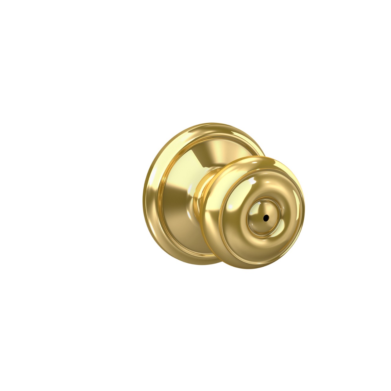 Georgian Knob Bed & Bath Lock