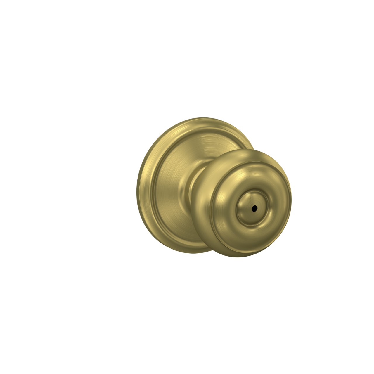 Georgian Knob Bed & Bath Lock