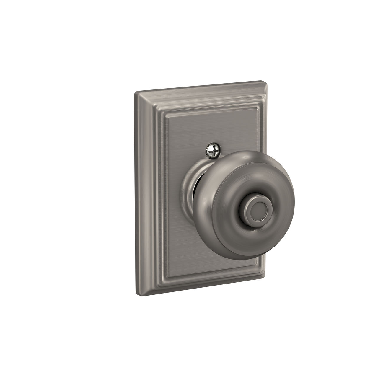 Georgian Knob Bed & Bath Lock