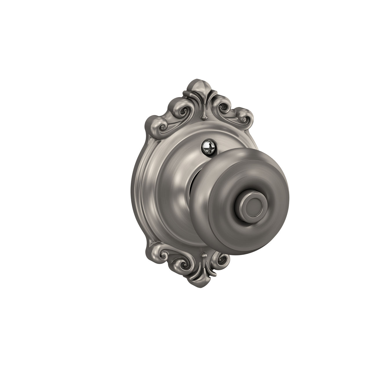 Georgian Knob Bed & Bath Lock
