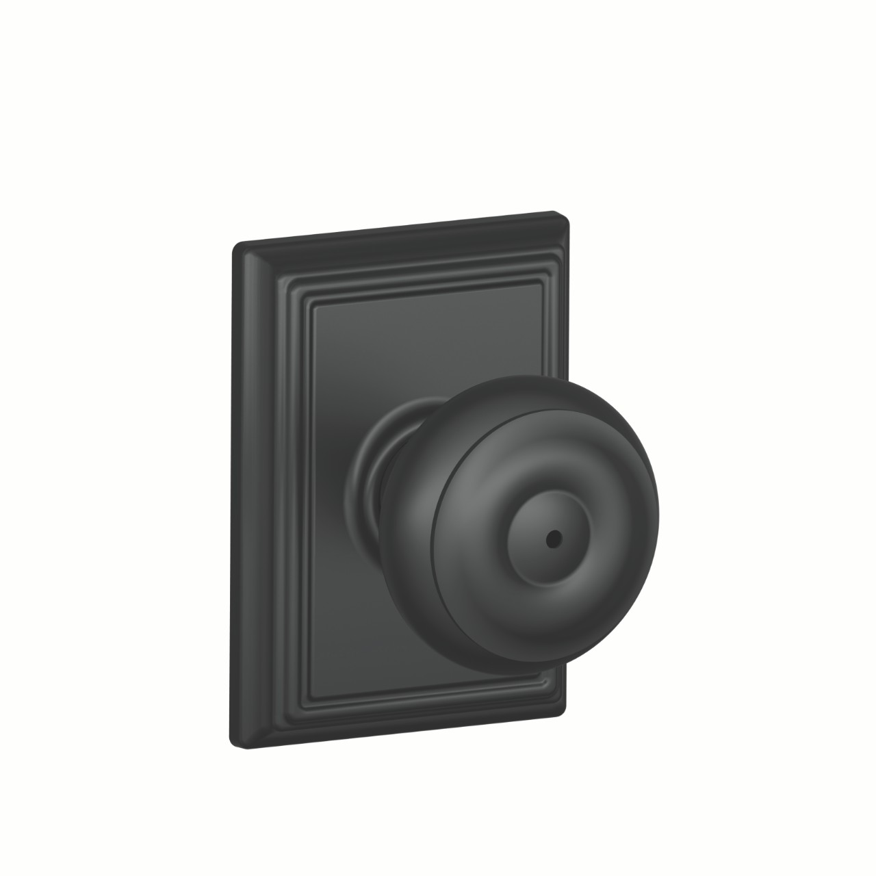 Georgian Knob Bed & Bath Lock