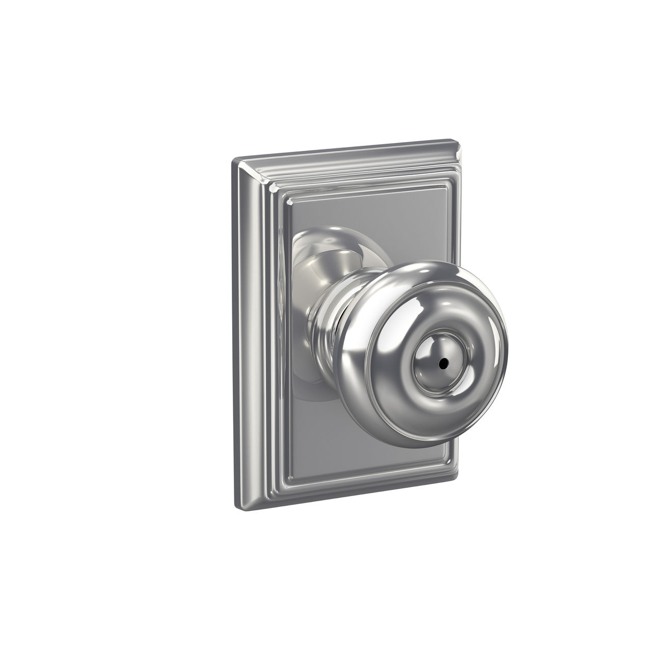 Georgian Knob Bed & Bath Lock