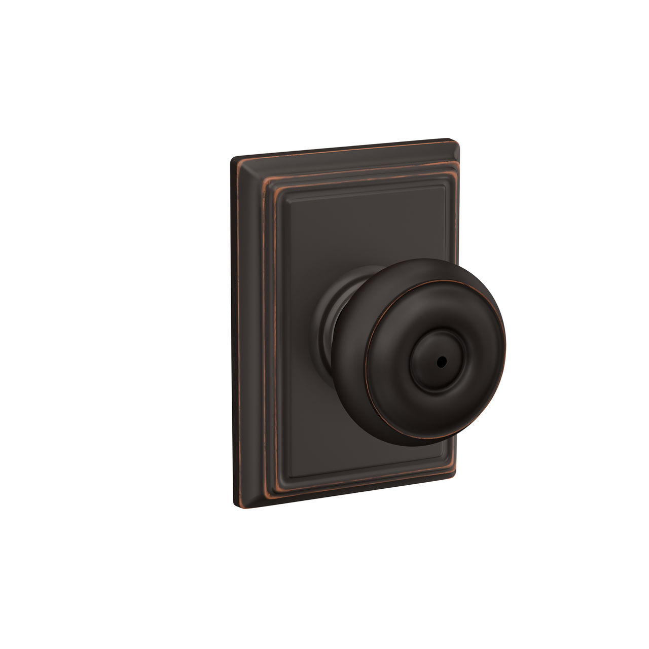 Georgian Knob Bed & Bath Lock