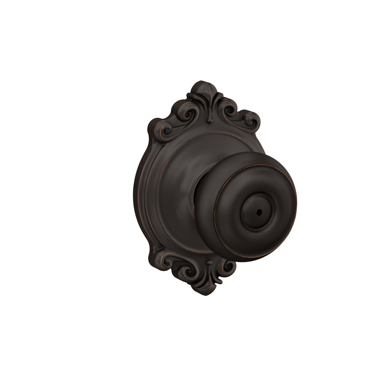 Georgian Knob Bed & Bath Lock
