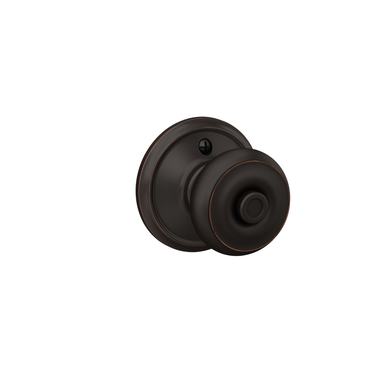 Georgian Knob Bed & Bath Lock