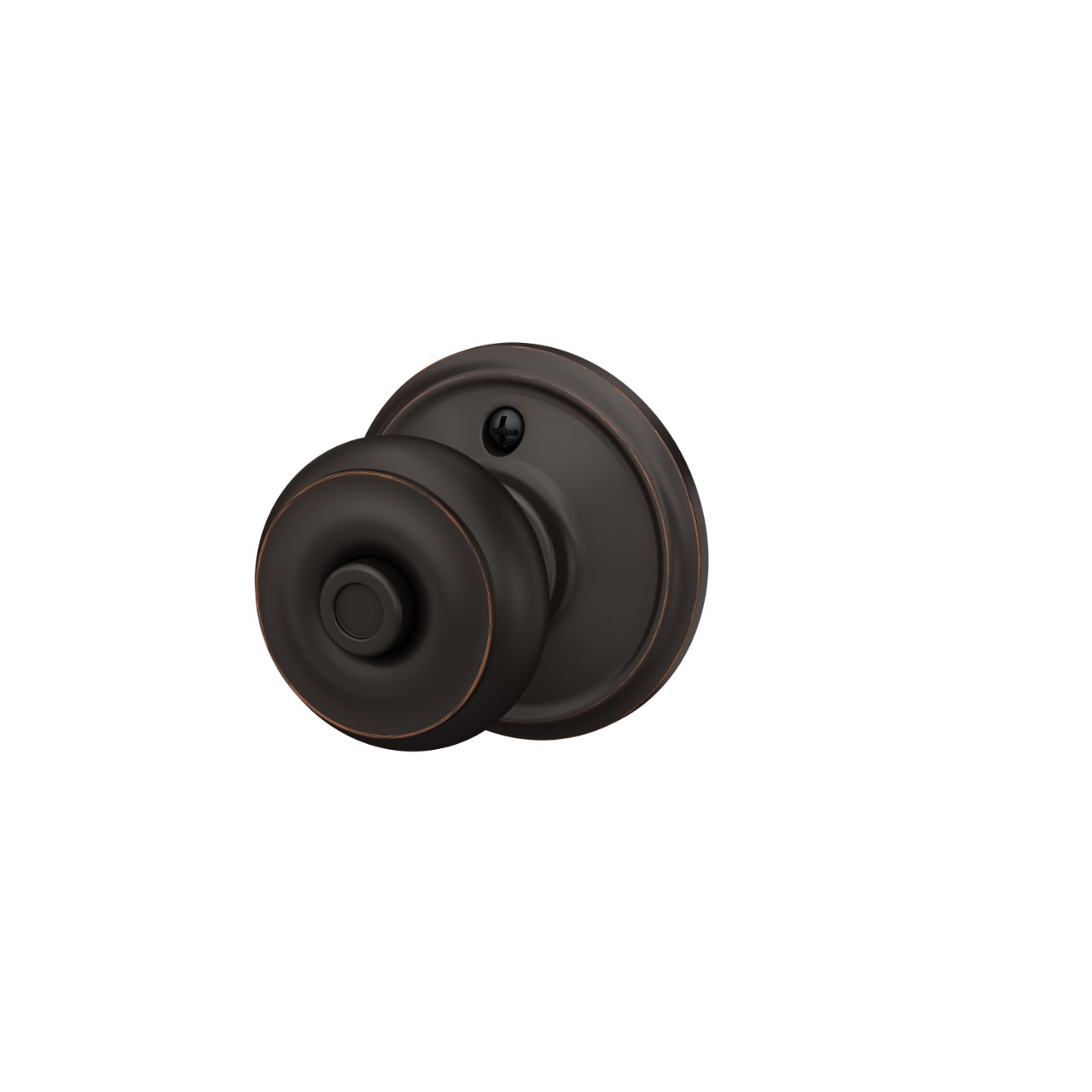 Georgian Knob Bed & Bath Lock