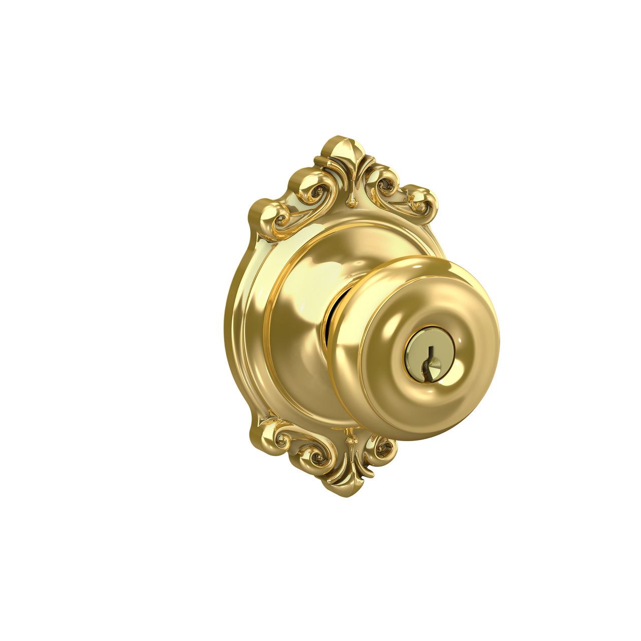 Georgian Knob Keyed Entry Lock