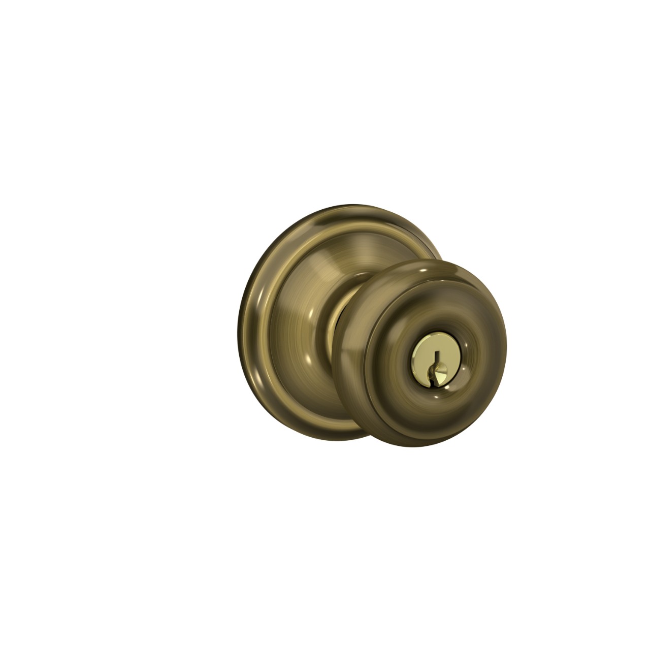 Georgian Knob Keyed Entry Lock