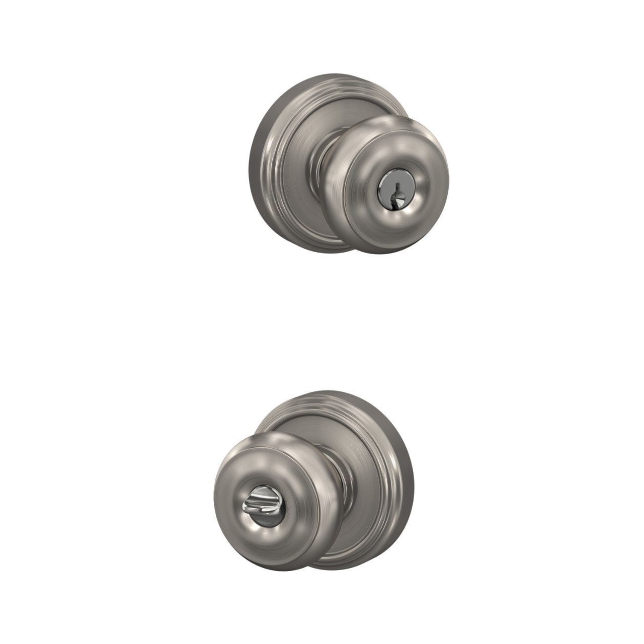 Georgian Knob Keyed Entry Lock