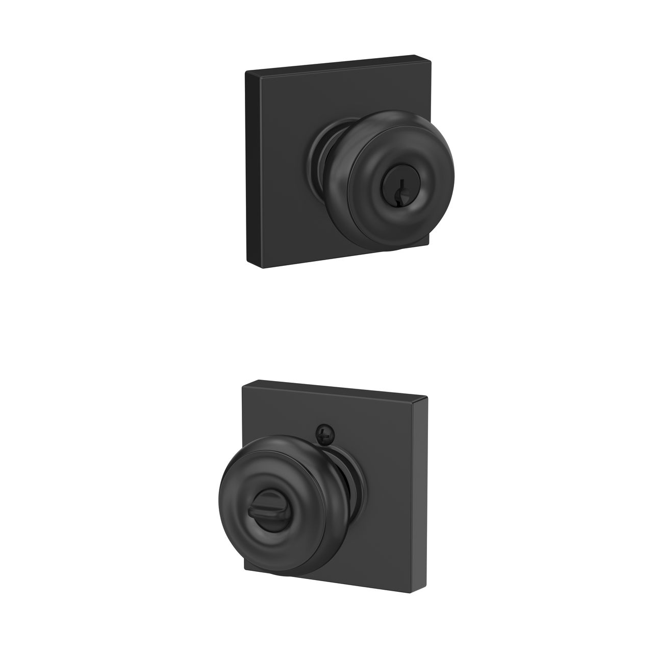 Georgian Knob Keyed Entry Lock