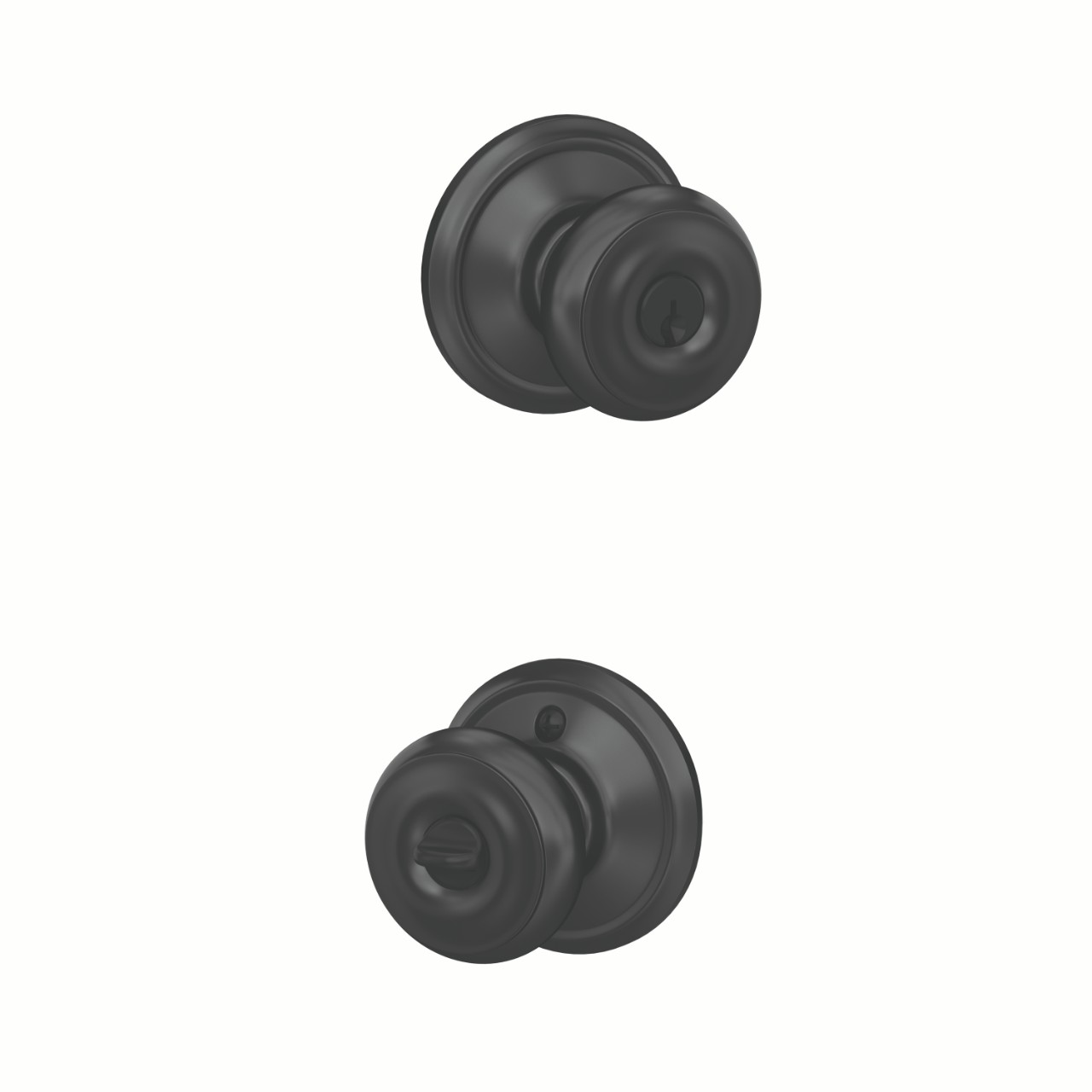 Georgian Knob Keyed Entry Lock