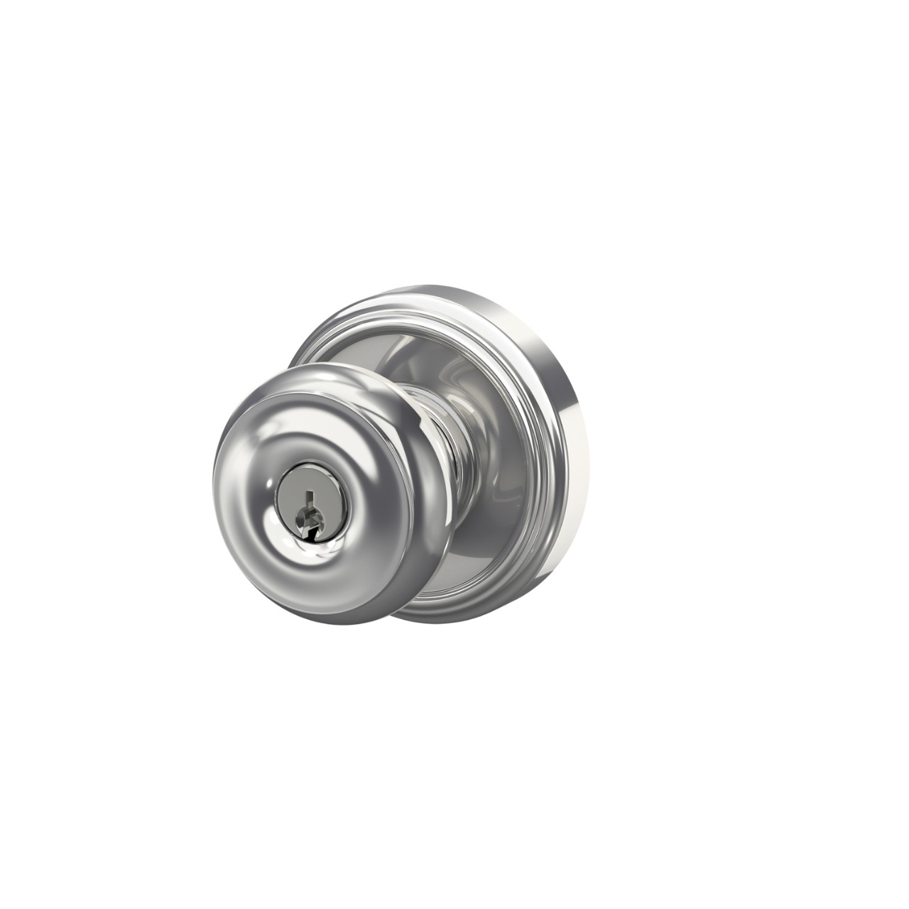 Georgian Knob Keyed Entry Lock