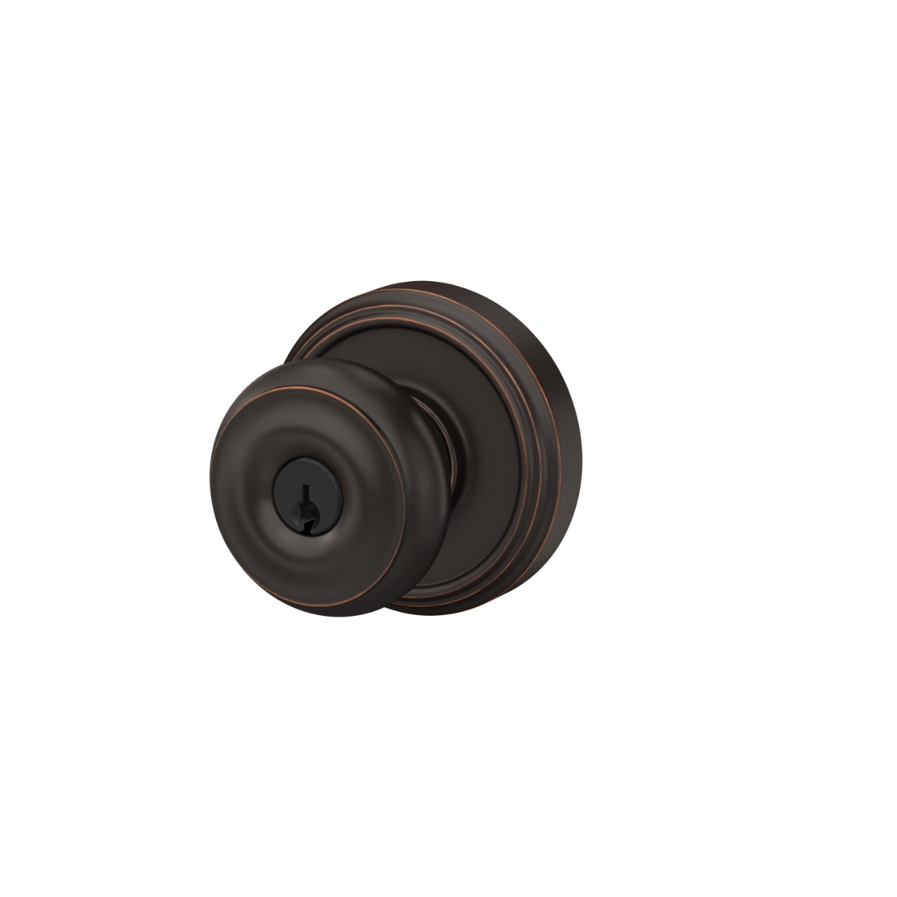 Georgian Knob Keyed Entry Lock