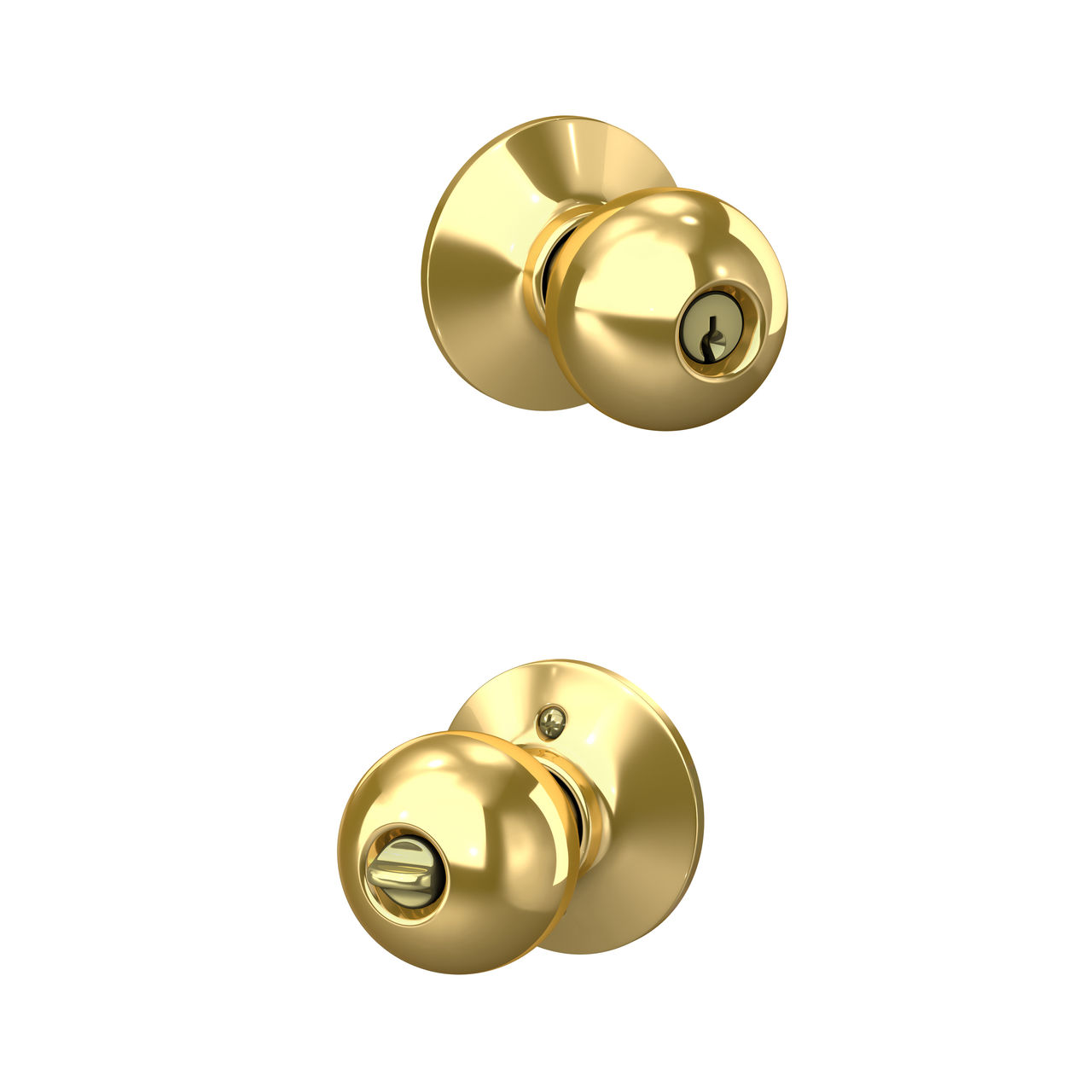 Orbit Knob Keyed Entry Lock