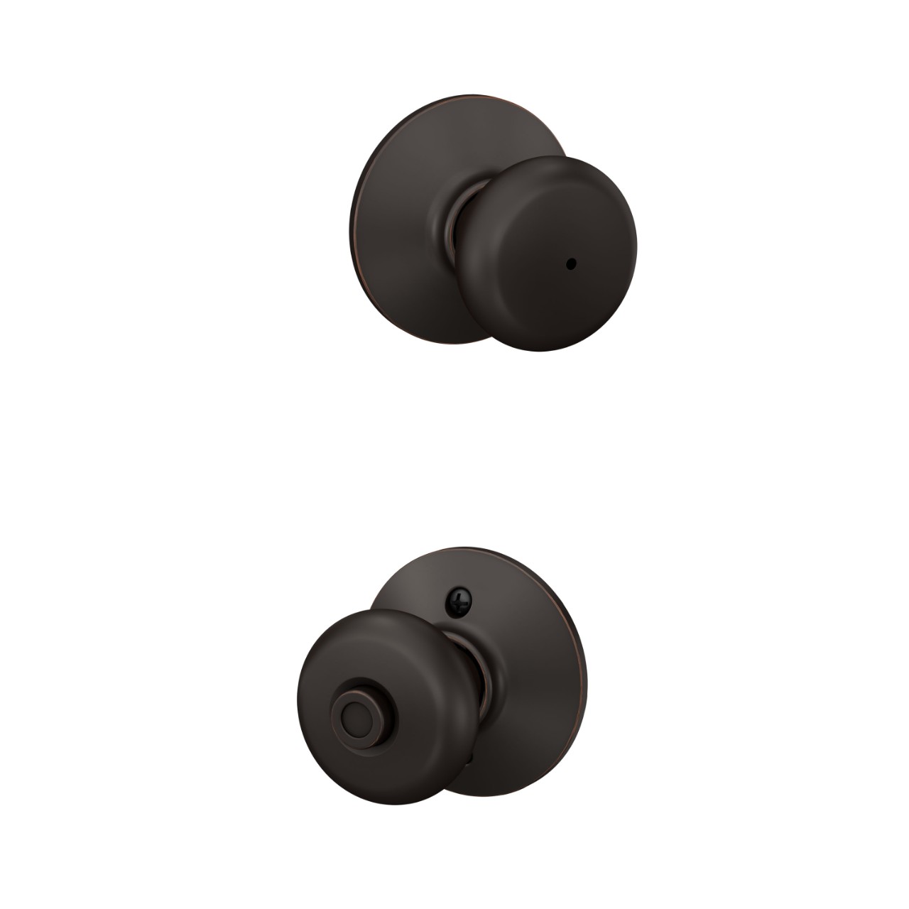 Plymouth Knob Bed & Bath Lock