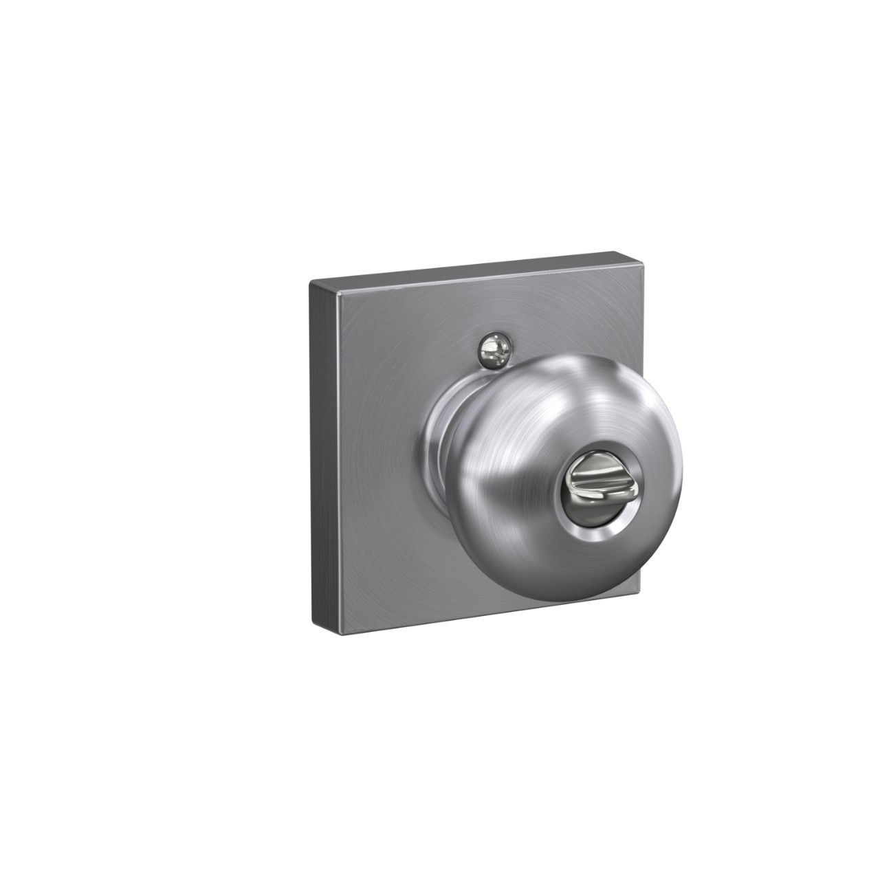 Plymouth Knob with Collins Trim Keyed Entry Lock
