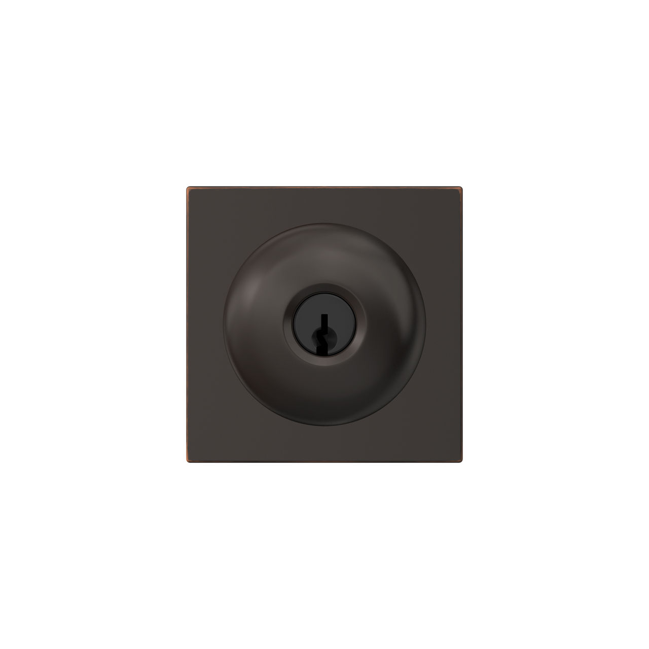 Plymouth Knob with Collins Trim Keyed Entry Lock