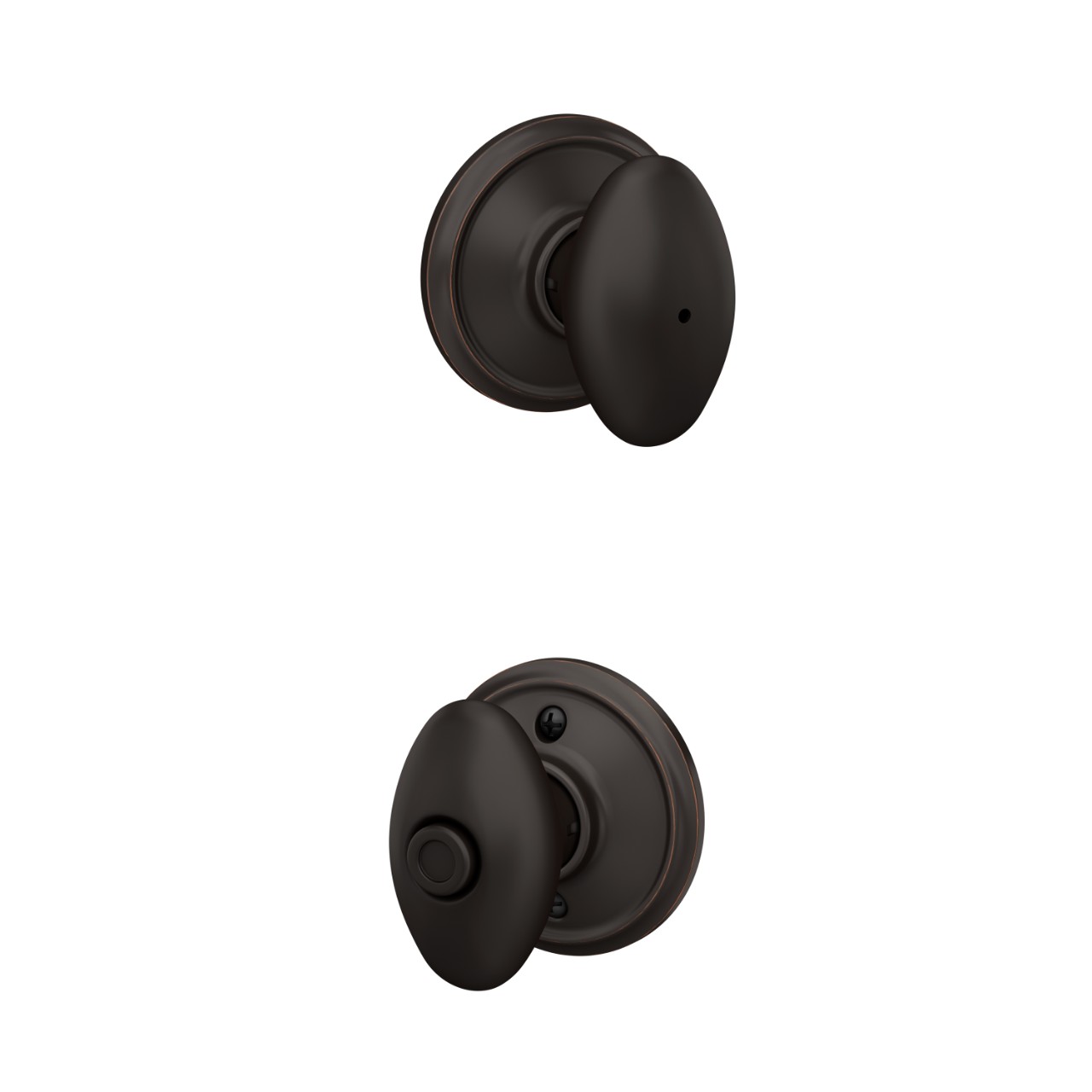 Siena Knob Bed & Bath Lock