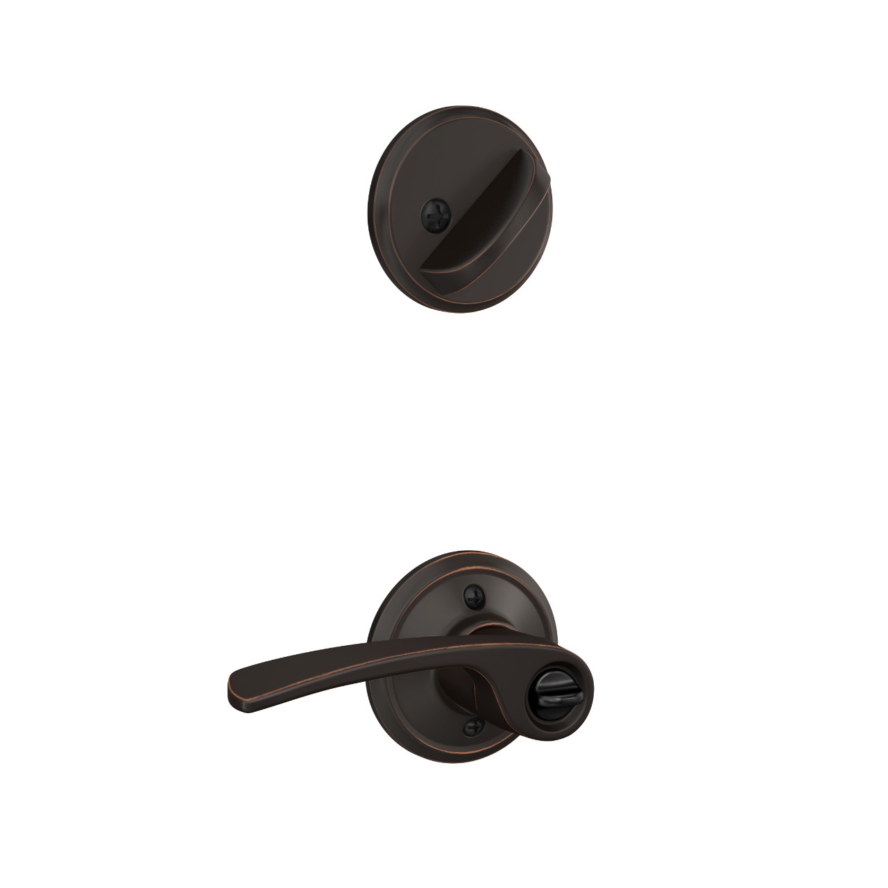 Single Cylinder Deadbolt and Merano Lever Keyed Entry Lock