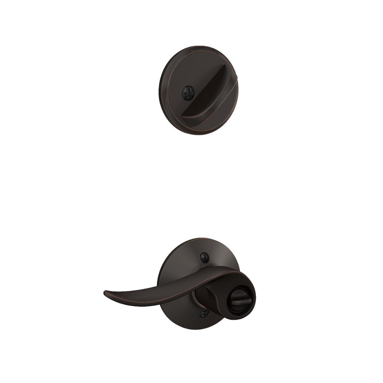 Single Cylinder Deadbolt and Sacramento Lever Keyed Entry Lock