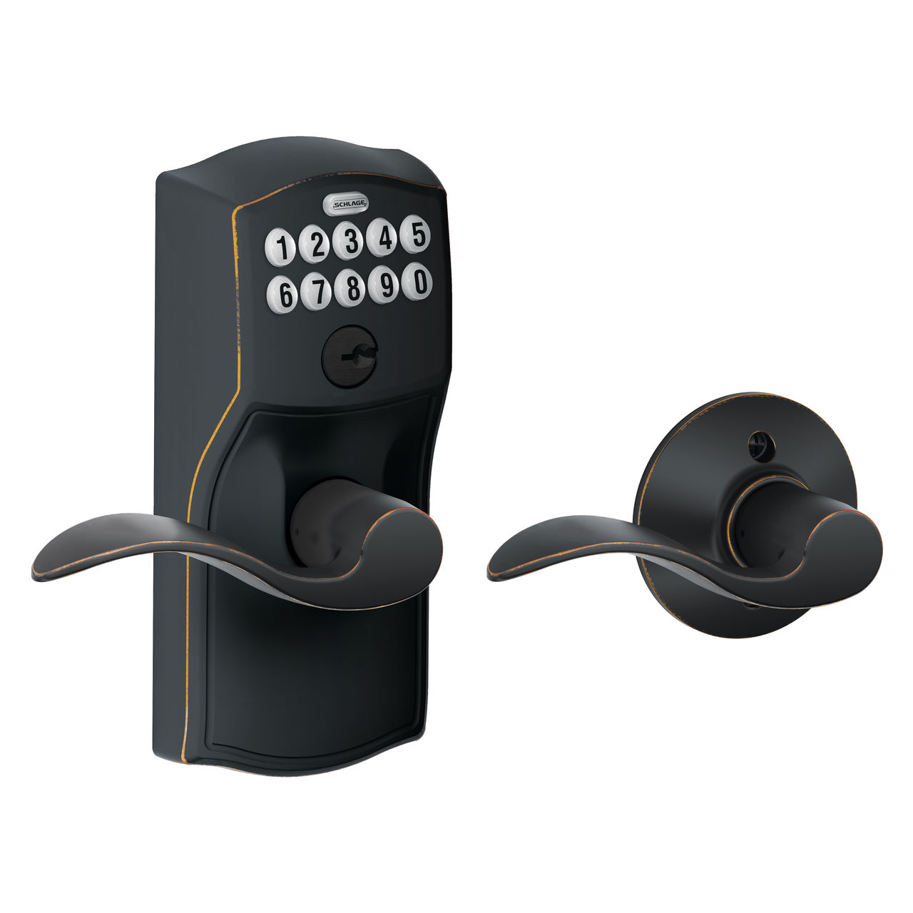Keypad Lever and Accent Lever with Auto Lock