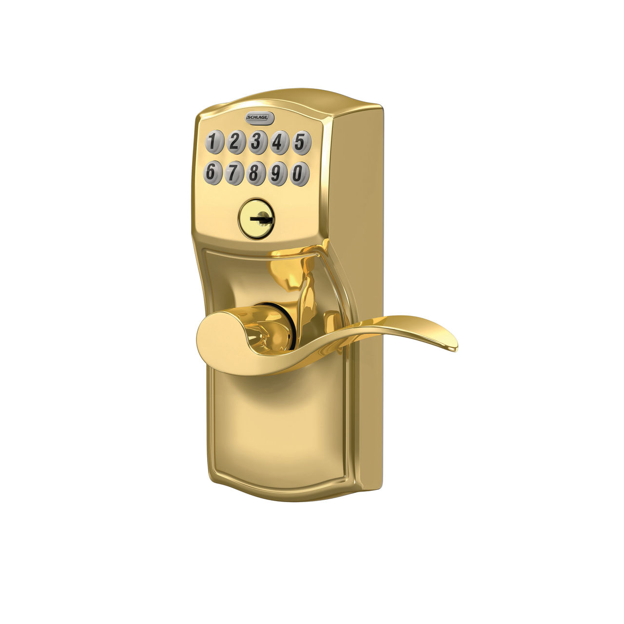 Keypad Lever and Accent Lever with Flex Lock