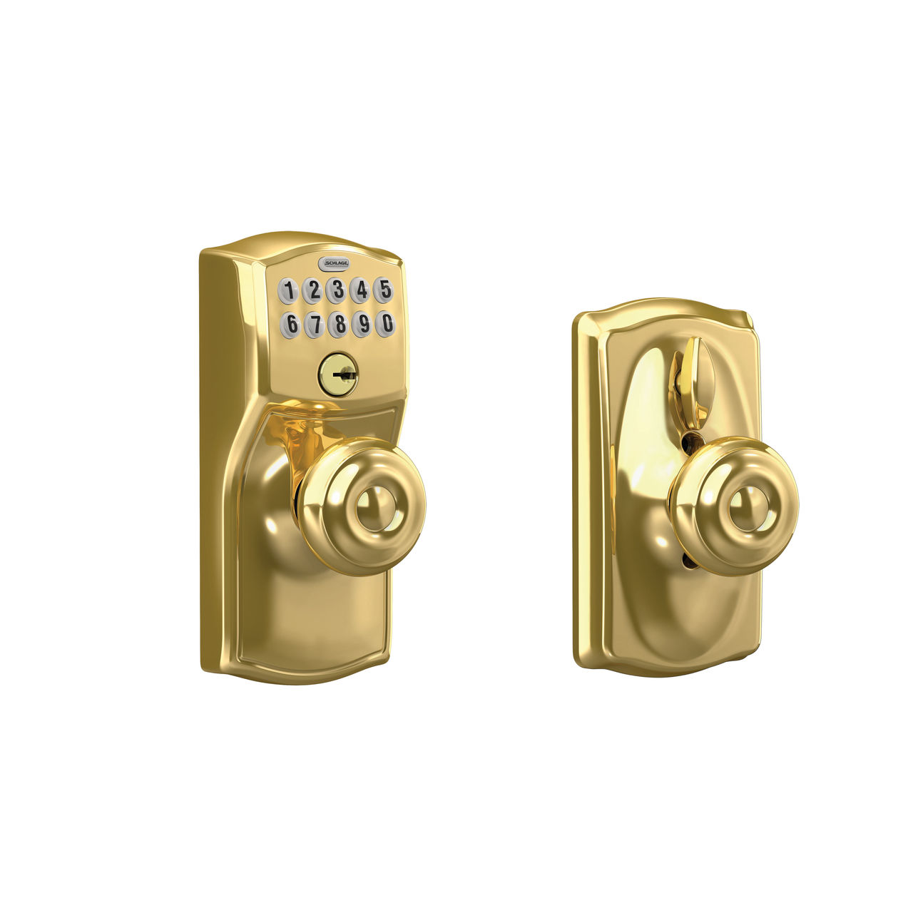 Keypad Knob and Georgian Knob with Flex Lock