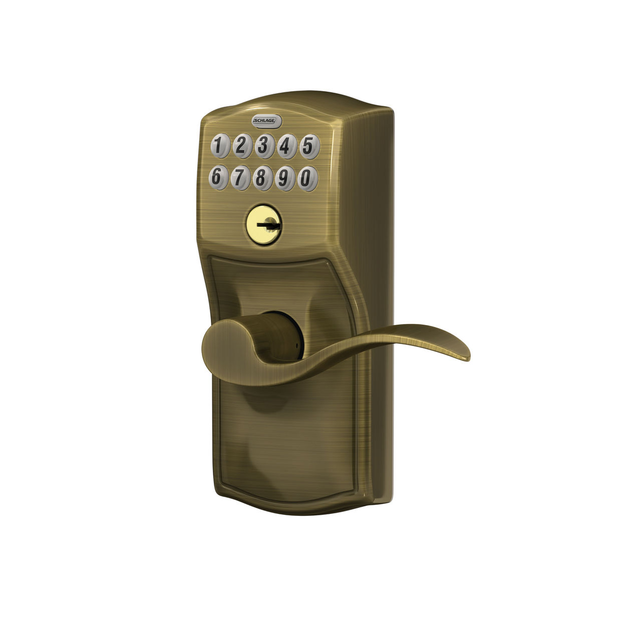 Keypad Lever and Accent Lever with Flex Lock