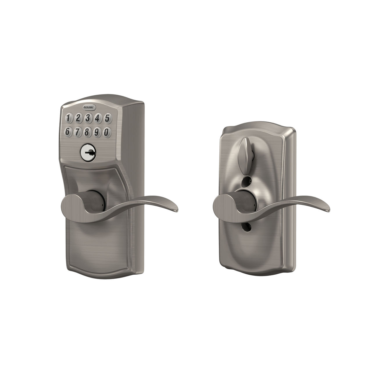 Keypad Lever and Accent Lever with Flex Lock